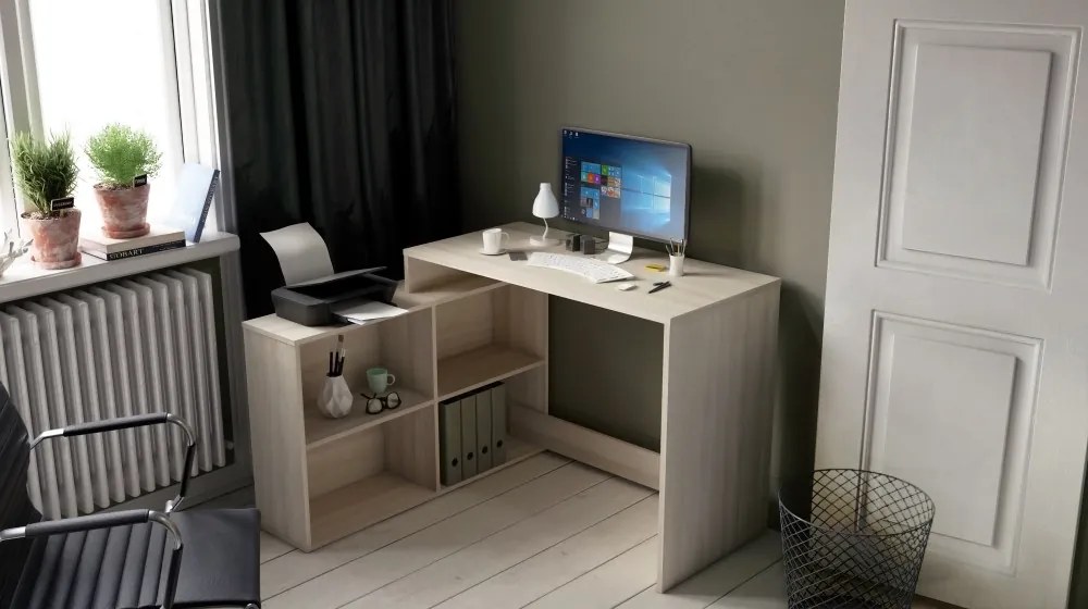 Corner sarokíróasztal Sonoma Shannon Tölgy N