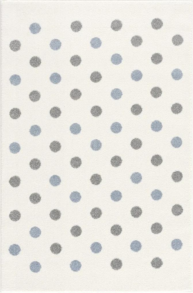 Childrens szőnyeg Confetti - krémes kék 120 x 180 cm