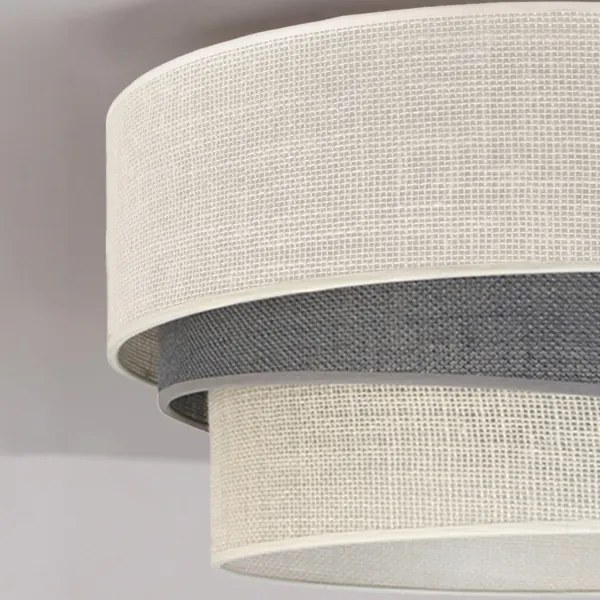 Brilagi - TRIO mennyezeti lámpa 1xE27/60W/230V, átm. 40 cm, krém/szürke