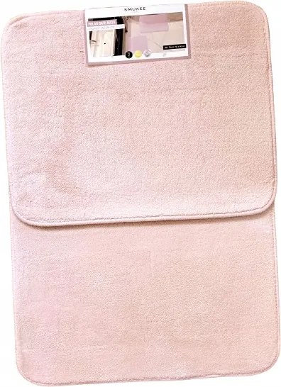 Smukee Puha Fürdőszobaszőnyeg Polar 50x70 cm és 50x40 cm Rózsaszín 053