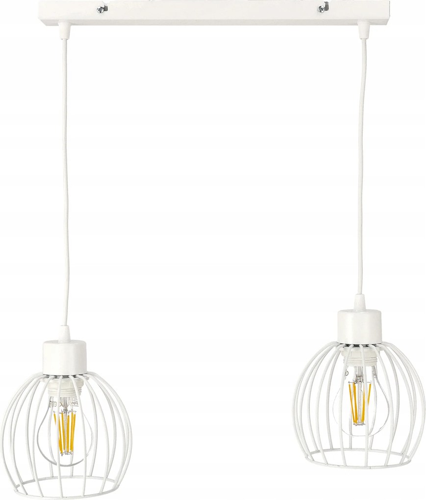 Led Mennyezeti Lámpa Függő Állítható Gömb Fehér