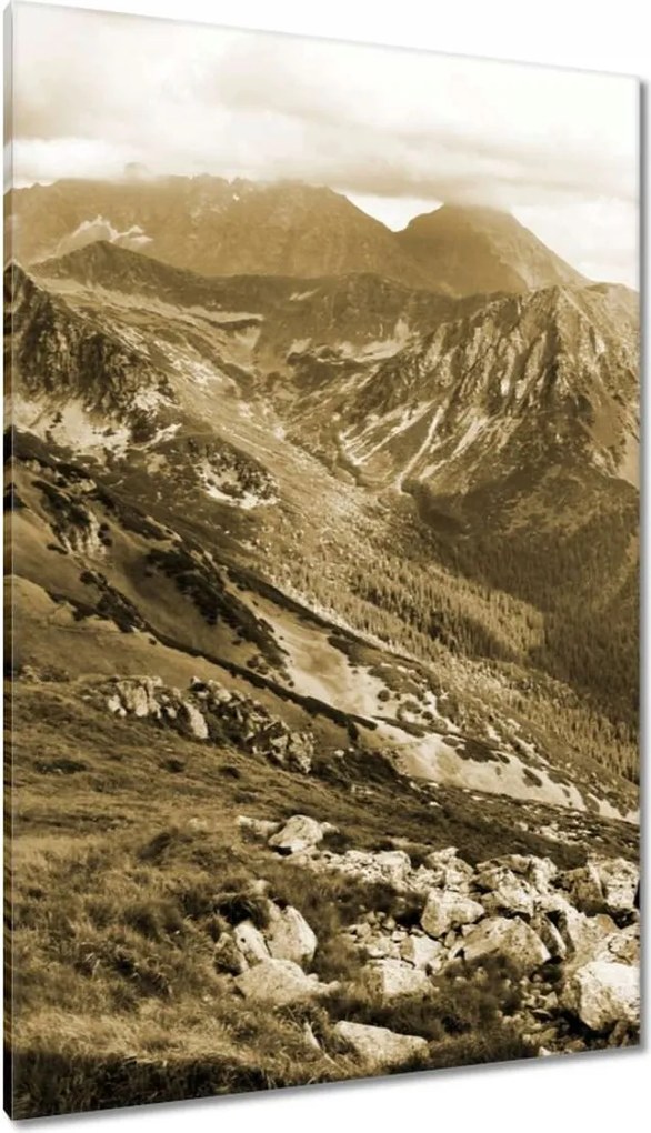 Vászonkép 80x120 Tátra Lengyel hegyek Kilátás