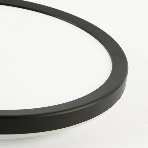 Brilagi - LED Fürdőszobai lámpa ULTRA SLIM LED/12W/230V átm. 22,5 cm fekete IP54