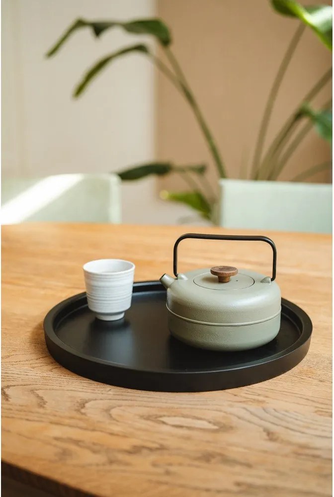 Khaki öntöttvas teáskanna szűrővel 750 ml Henan – Bredemeijer