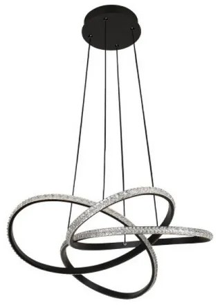 LED dimmelhető csillár kábelen LED/95W/230V 3000-6500K átm. 57 cm + távirányító