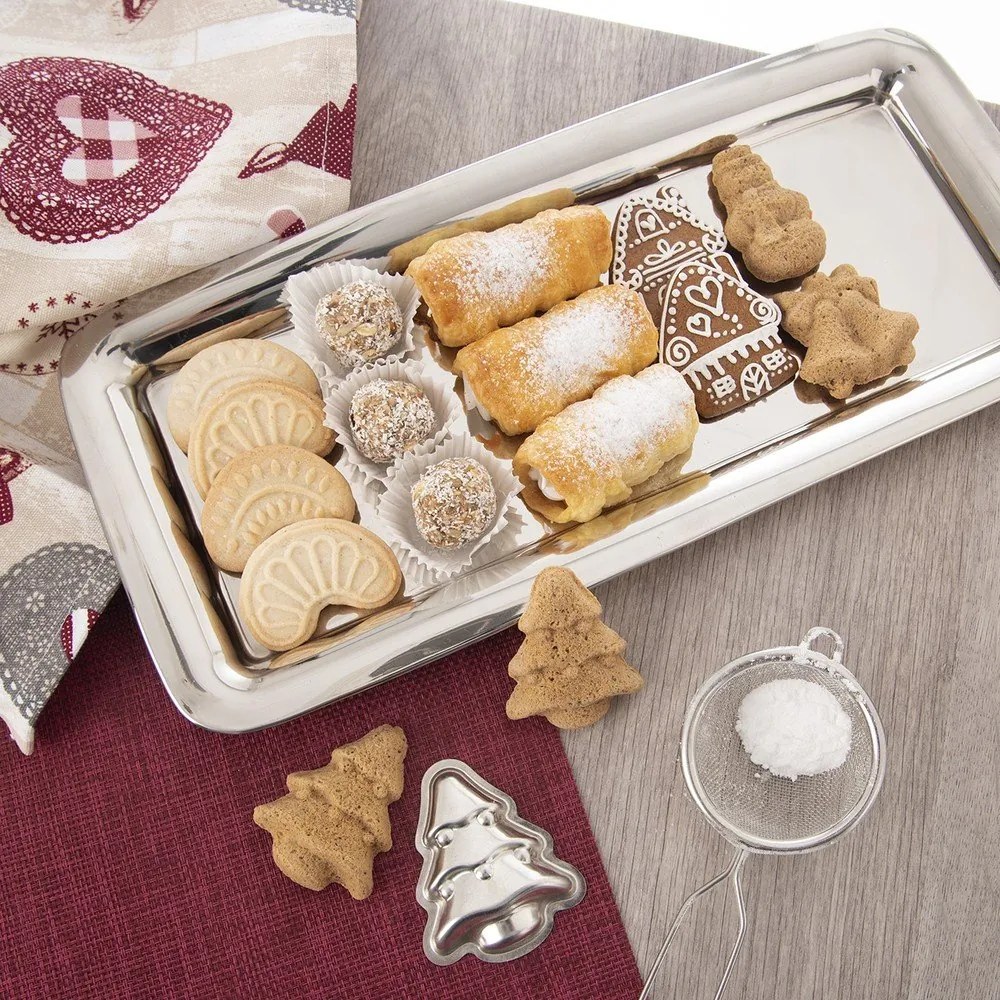 Rozsdamentes acél tálca 17x38,5 cm Long – Orion