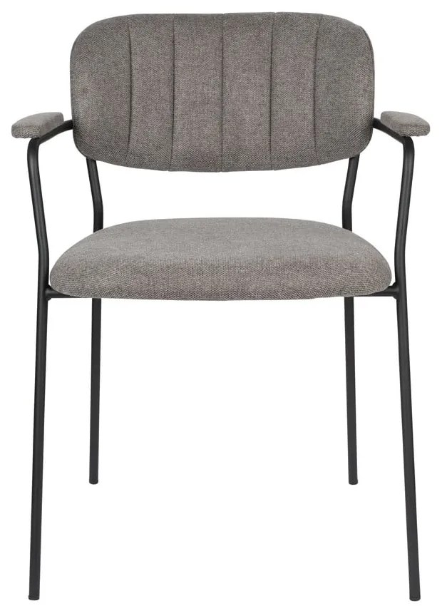 Világosszürke étkezőszék szett 2 db-os Jolien – White Label