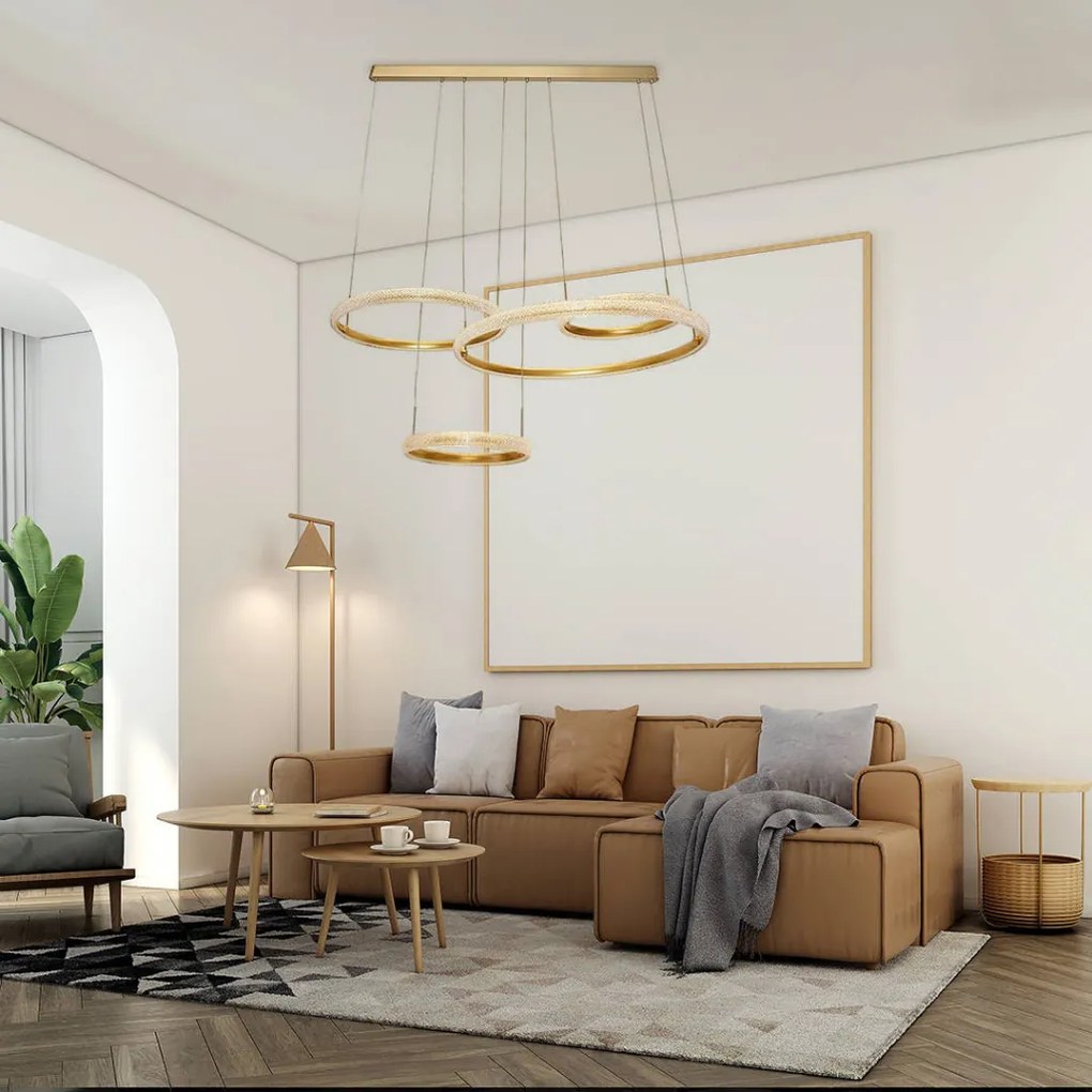 DomenoLED OKRĘGI 508 Függőlámpa 115W/LED 9200LM