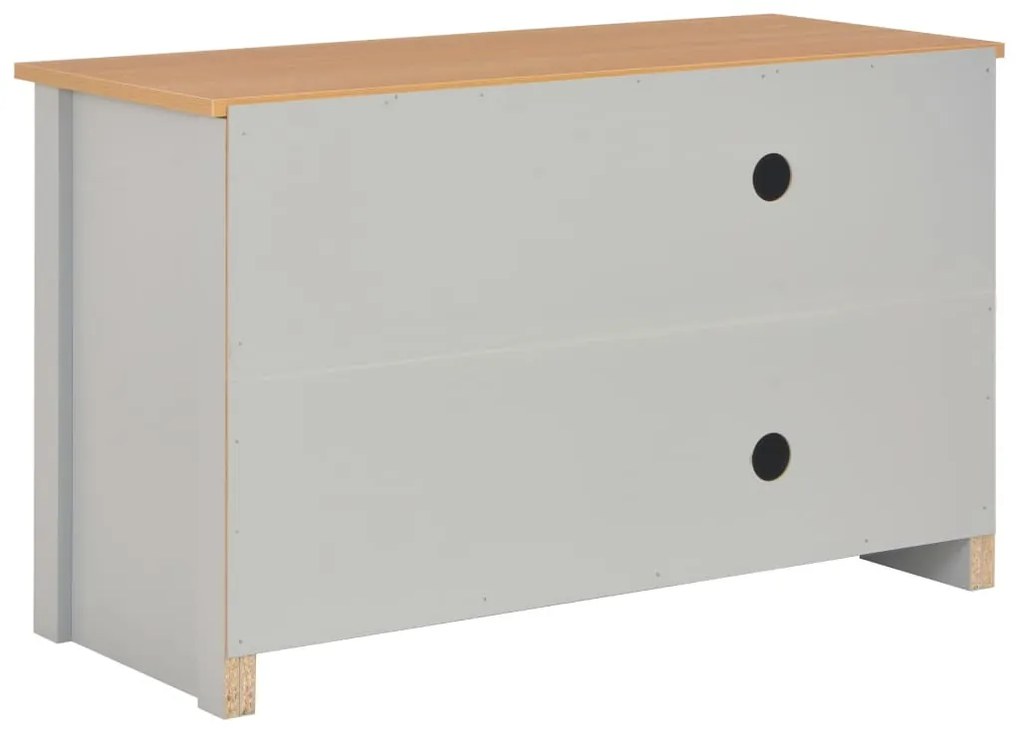 szürke TV-szekrény 95 x 39 x 58 cm
