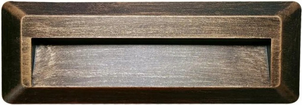 Aca Lighting Led kültéri fali lámpa, négyzet alakú, rozsdás, 230V Ac IP65 2W