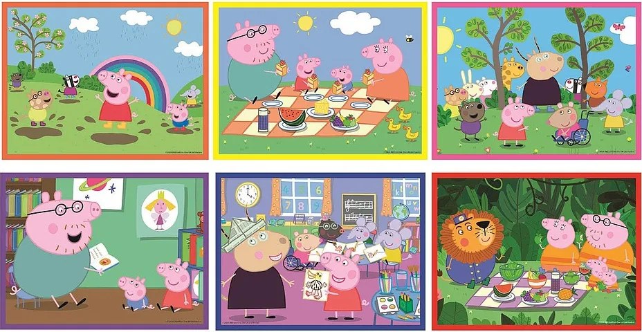 Peppa malac Nature Class mesekocka 12 db-os Clementoni