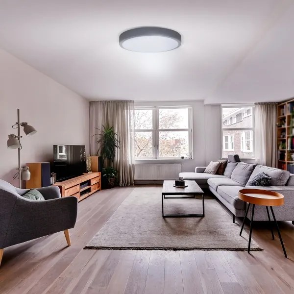 Solight WO8002 - LED dimmelhető lámpa SZÜRKE LED/60W/230V 3000-6500K, 49 cm, DO