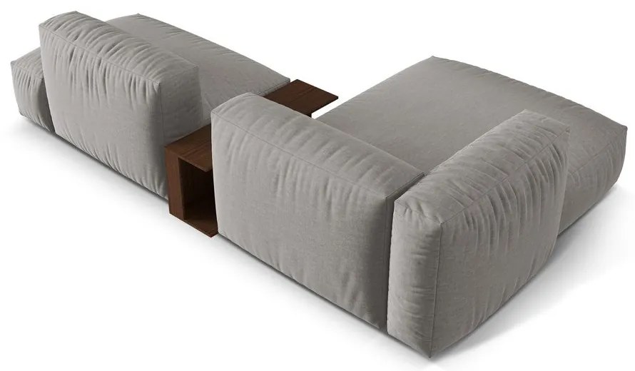 Világosszürke moduláris sarokkanapé (bal oldali) Martina – Micadoni Home