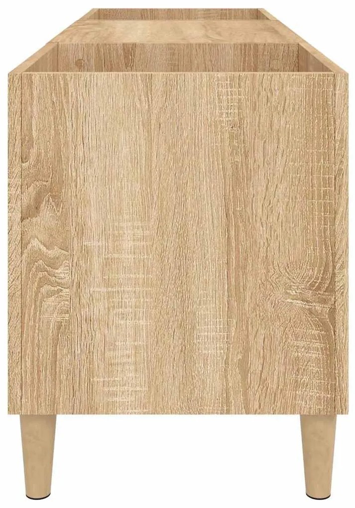 sonoma tölgyfa lemezszekrény 121 x 38 x 48 cm rétegelt fából