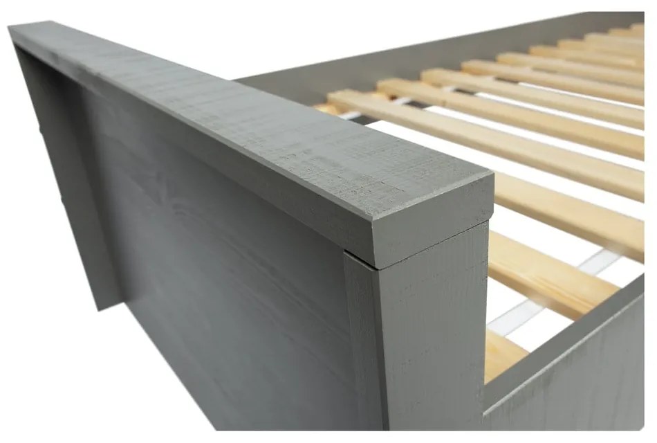 Morris borovi fenyő egyszemélyes ágy, 90 x 200 cm - WOOOD