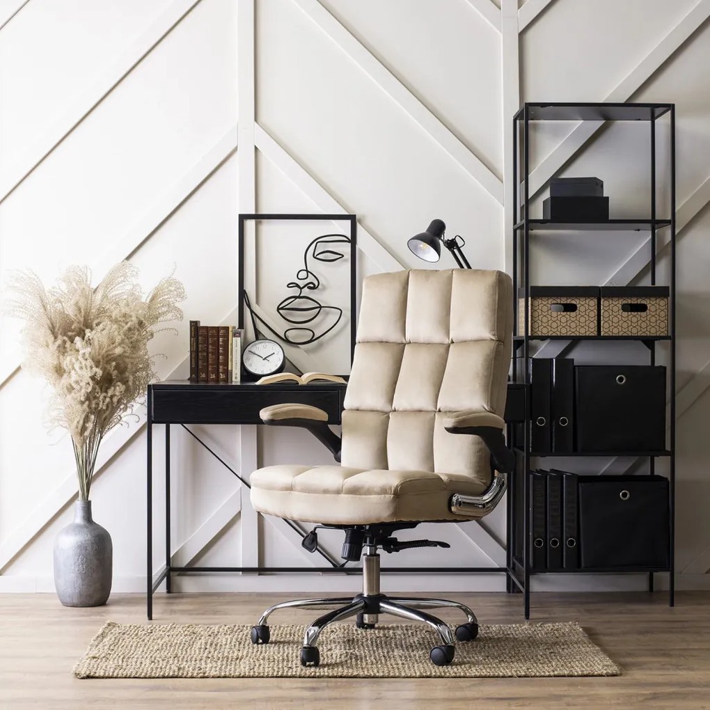 Irodai Forgószék Barnás-Bézs Árnyalatban. LONDON