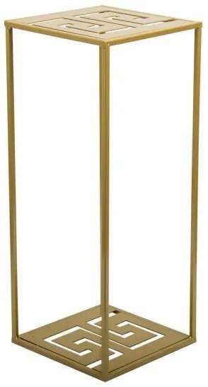 Virágállvány 60x24 cm arany színben