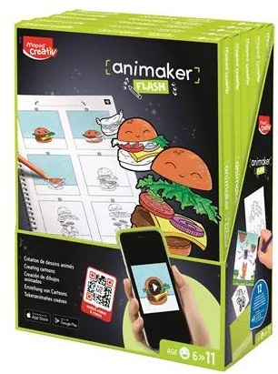 Animációkészítő készlet applikációval, Pop, MAPED CREATIV Animaker Flash (IMAC907067)