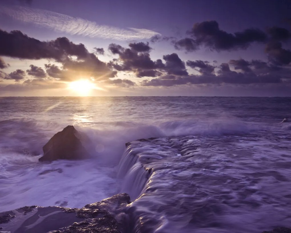 Poszter 50x40 cm Portland Bill Sunrise, Assaf Frank