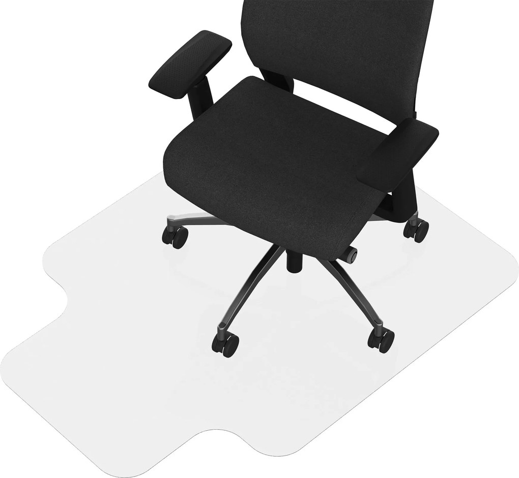 HOMCOM Irodai Szék Matrac 90x120cm Szőnyeg Padlóvédő (Domború, Csúszásmentes Tüskék) | Aosom