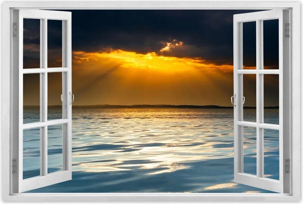 Poszterek 90x60 Tenger Napfelhők