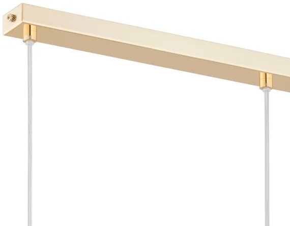 Csillár zsinóron VOLDA 3xE27/60W/230V sárgaréz