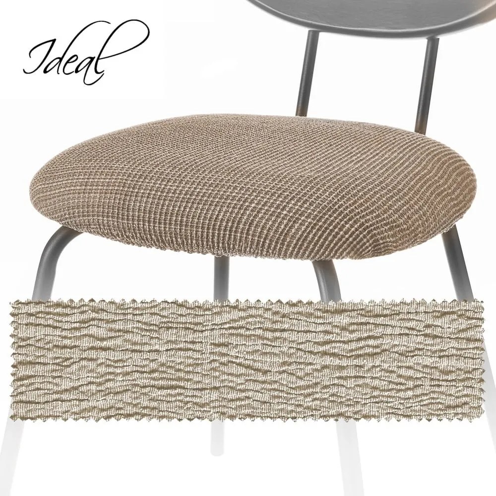 Barna gumis szék huzat Ideal – Casa Selección