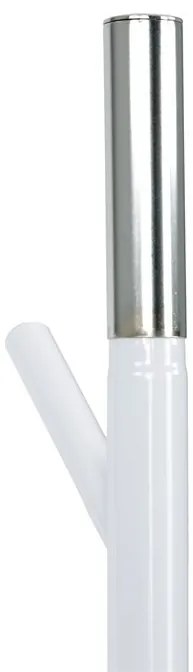 Modern Állófogas, magasság 179 cm, fém szerkezet, matt fehér lakk, teherbírás 6 kg