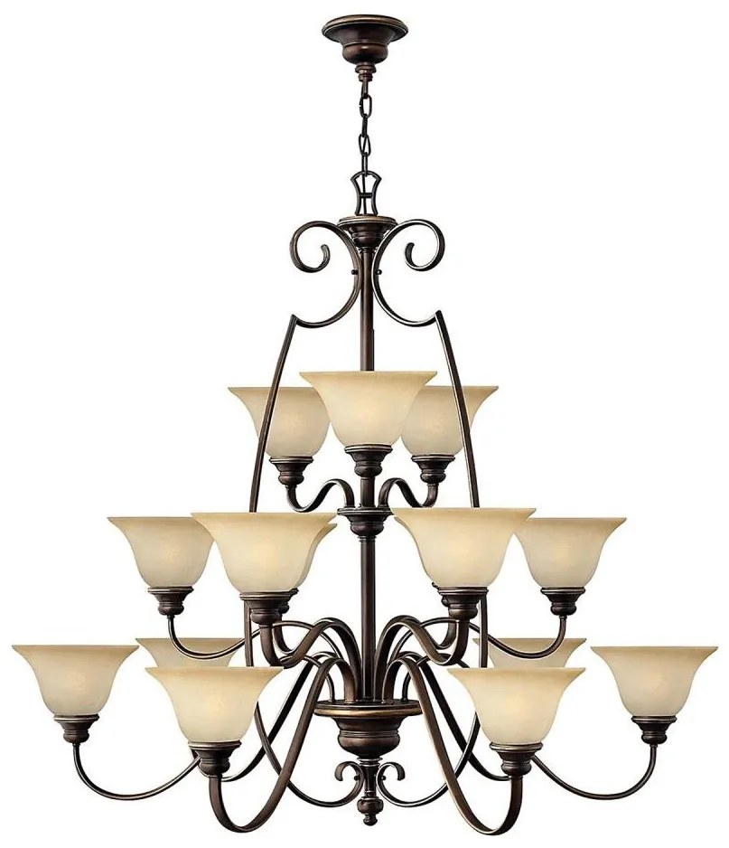 Hinkley HK-CELLO15 - Csillár láncon CELLO 15xE27/60W/230V