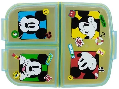 Stor Mickey uzsonnás doboz, 19,5 x 16,5 x 6,7 cm