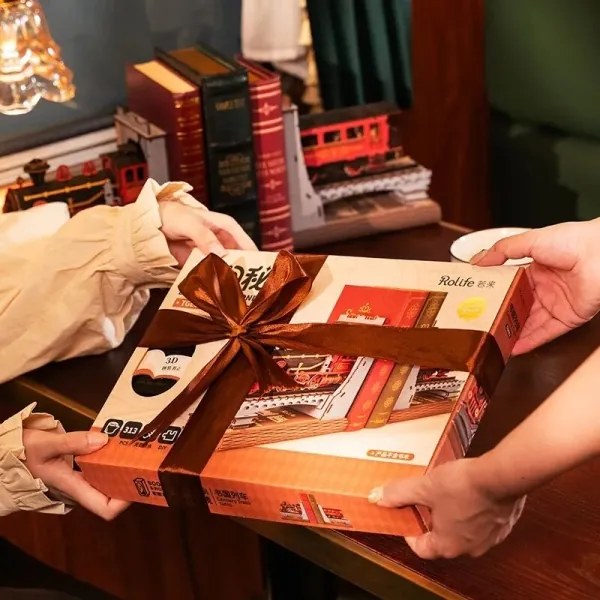 RoboTime - 3D puzzle Könyvtámasz Történelmi gőzmozdony