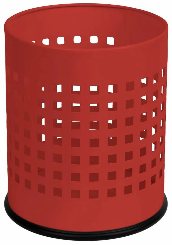 Alda Officer perforált szemetes 7 l, piros, 7 l