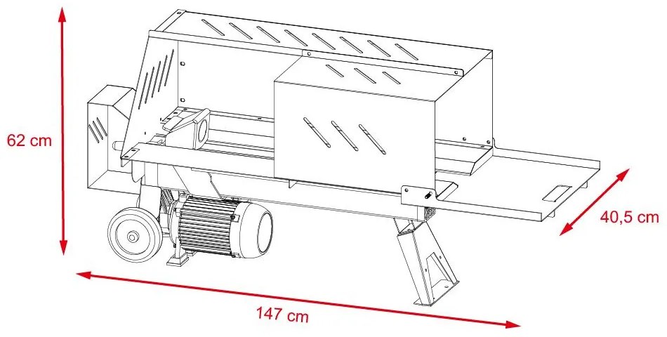 AVENBERG Waldmann 5 TONNA Horizontális fahasogató - LS5000