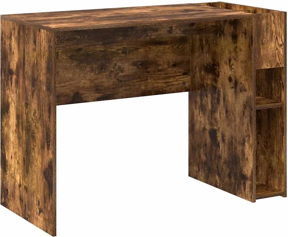 vidaXL Asztal Füstölt tölgy 109 x 50 x 78 cm Faanyag