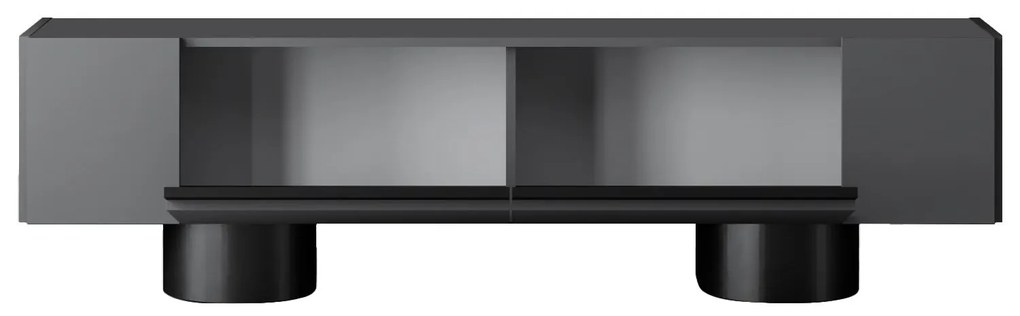 TV szekrény Bohem - Anthracite, Black
