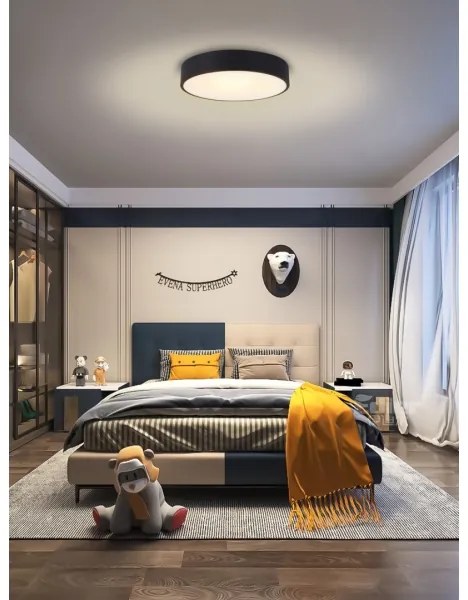 Immax NEO 07202L-LED Dimmelhető mennyezeti lámpa RONDATE 53W/230V fekete Tuya + távirányító