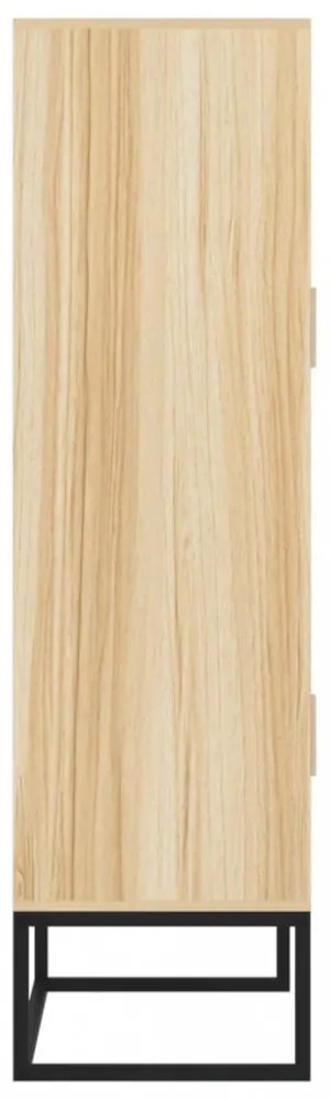 vidaXL szerelt fa magasszekrény 70x35x125 cm