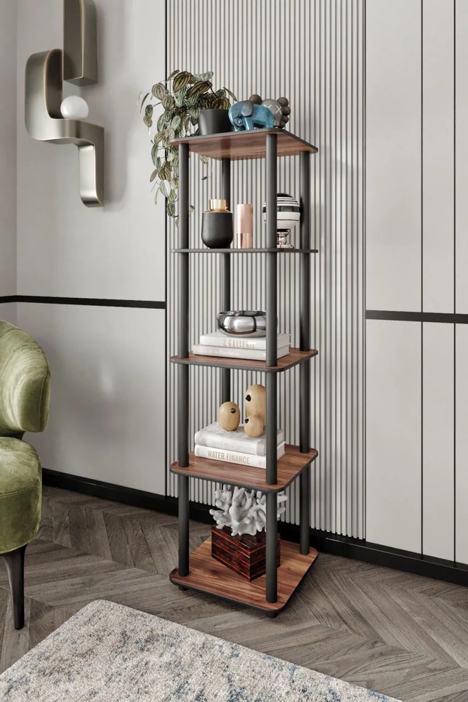Bookcase könyvespolc, dió, 34 cm – TR282PTR1134