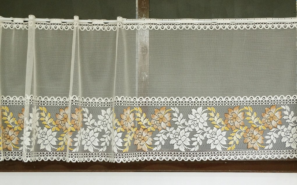 Mg Irigység jacquard ekrü Barna 638/25 60cm 2,7mb
