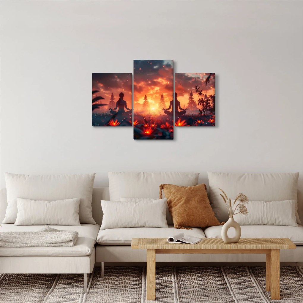 Kép - Jóga a természetben (90x60 cm)