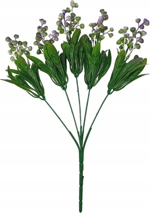 Golyós csokor 31 cm lila