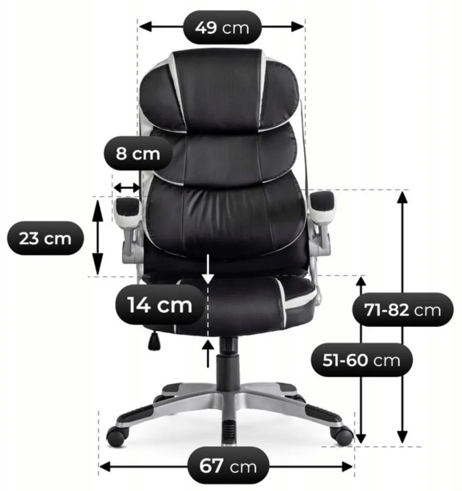 Irodai Forgószék Fekete Színben. LIVERPOOL