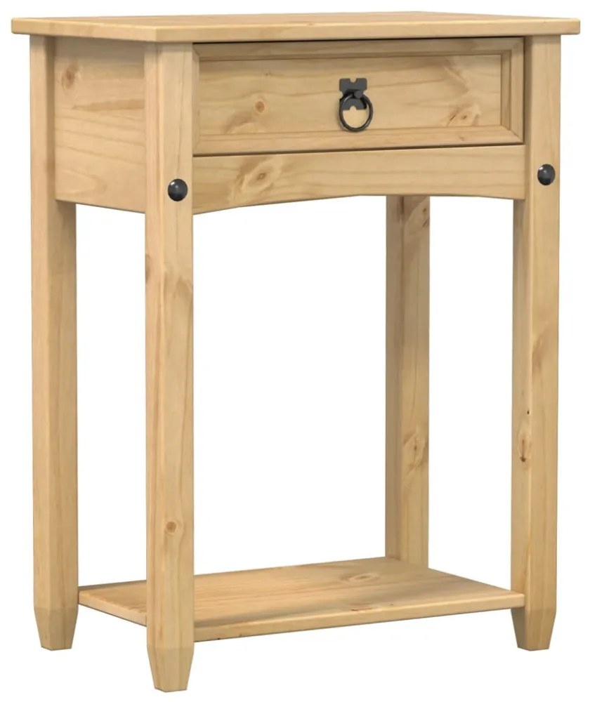 Corona tömör fenyőfa konzolasztal 55 x 35 x 73 cm
