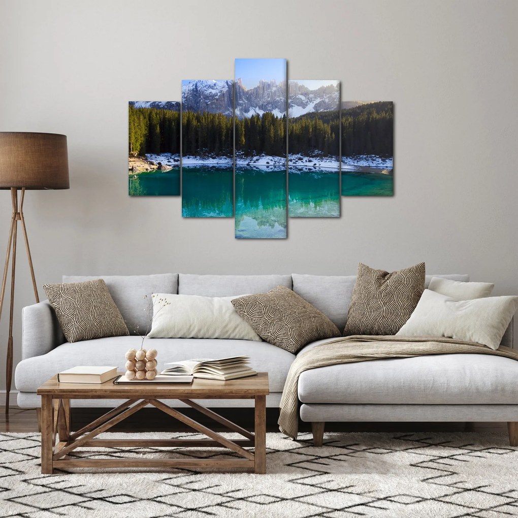 Kép - Karersee tó (150x105 cm)