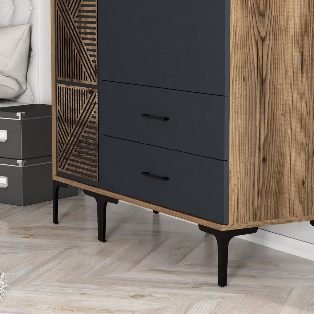 Kumsal PT - Walnut, Anthracite