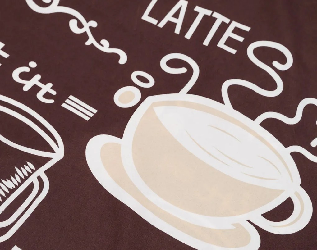 COFFEE barna pamut ágyneműhuzat