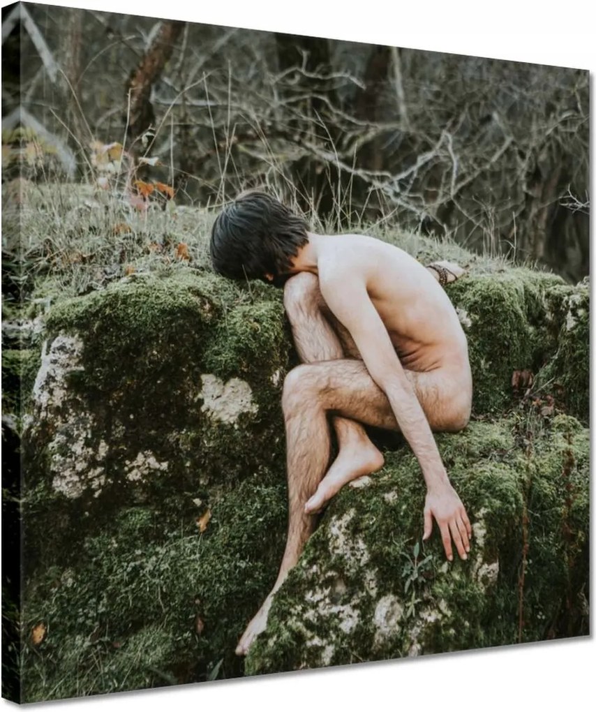 Vászonkép 30x30 Férfi Erő