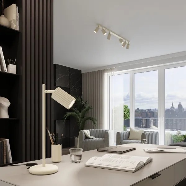 Brilagi - Spotlámpa CRESTO 6xGU10/10W/230V krémes