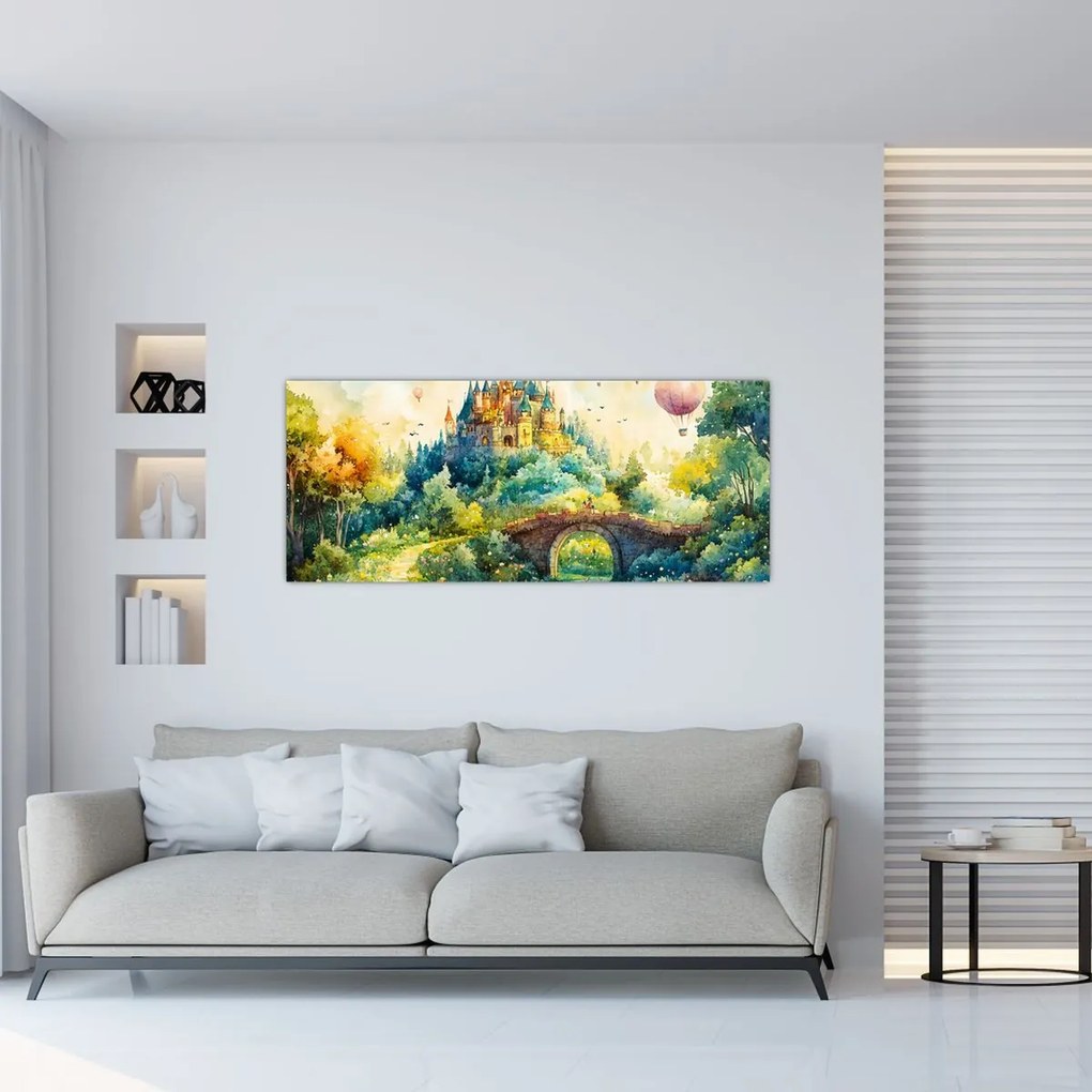 Kép - Mesebeli kastély (120x50 cm)