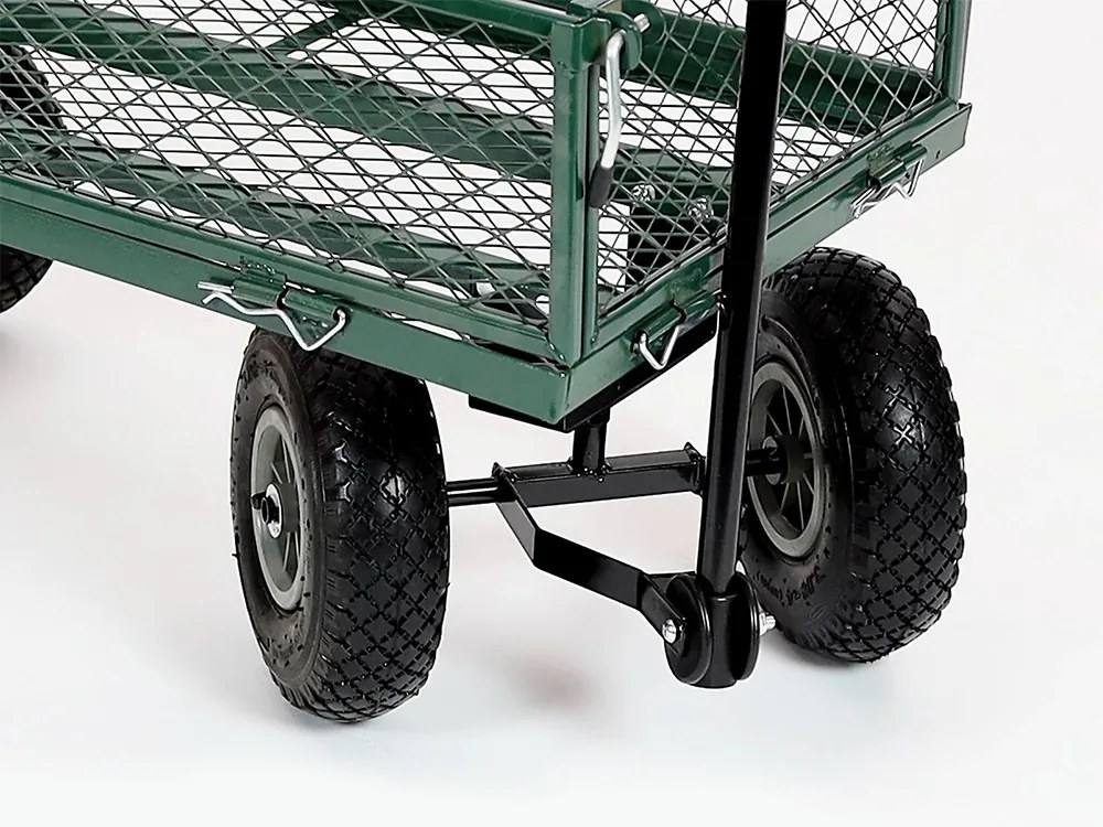 Fém kerti kézikocsi, 300 kg teherbírással